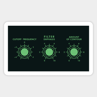 Vintage Analog Filter Controls Magnet